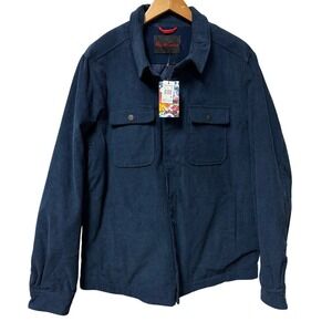 NWT Robert Graham Quilted Corduroy Shirt Jacket Mens M